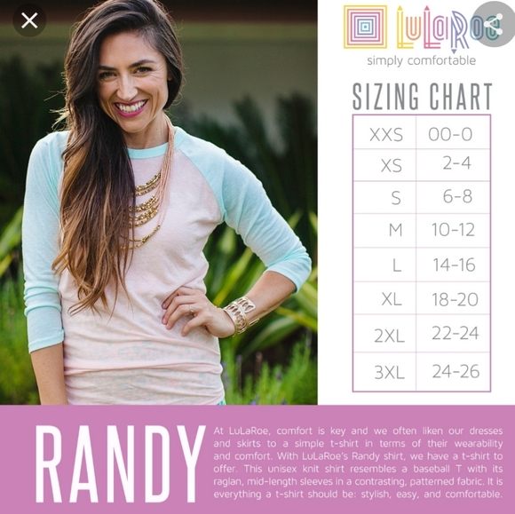 LulaRoe Randy Top - Picture 4 of 4